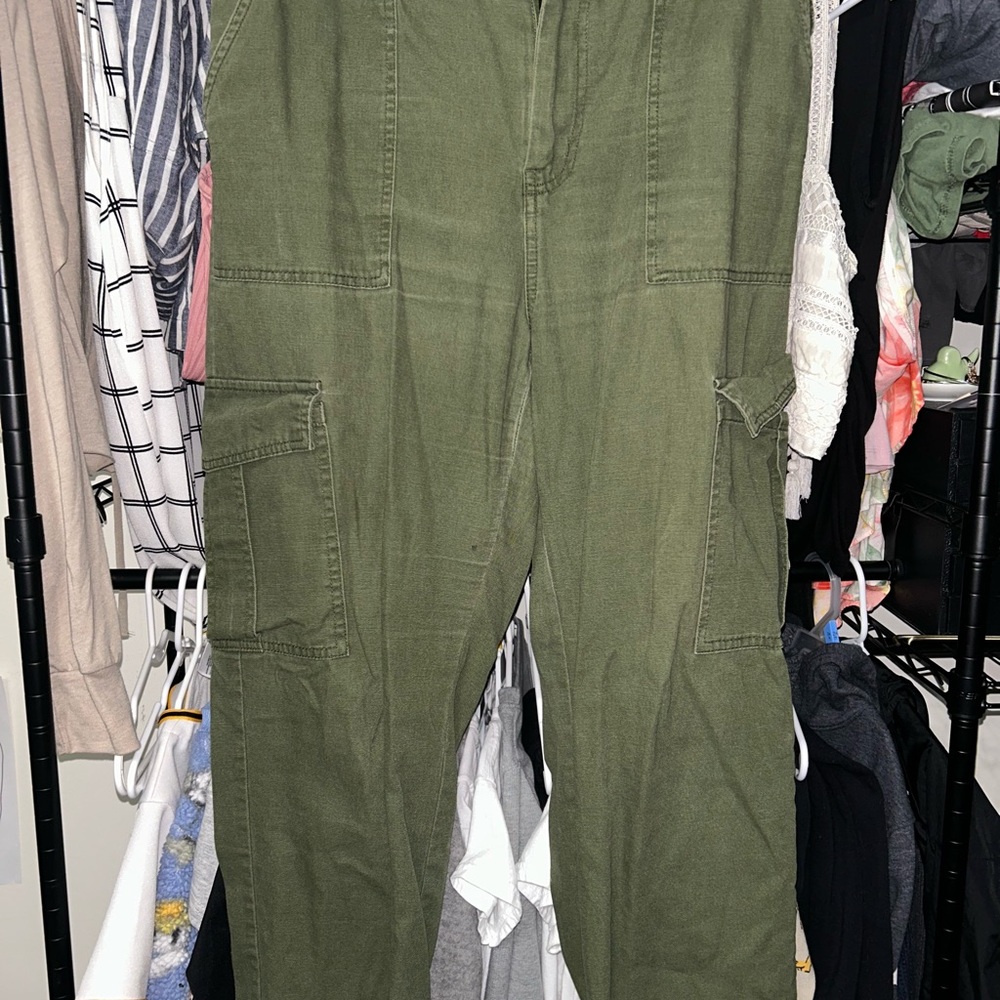 Olive Cargo Pants